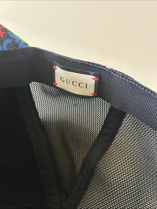 Gucci Rainbow GG Logo Mesh Baseball Cap main image 5